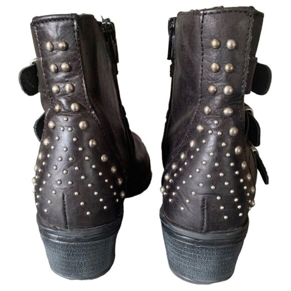 Eric Michael Buckle Booties Size 36 - Picture 3 of 8